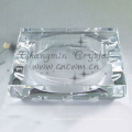 Fabriqué en Chine cendrier de cigare en verre transparent rond de qualité supérieure pour le bureau